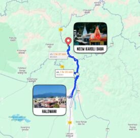 Haldwani to Neem Karoli Baba distance